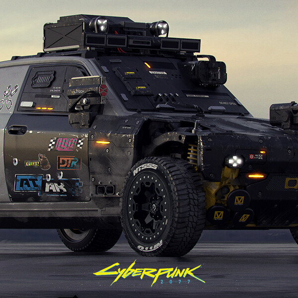 ArtStation Nomad Car Concept Cyberpunk 2077