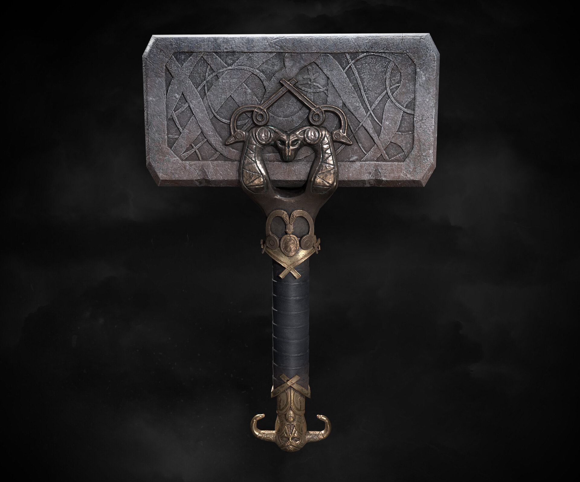 ArtStation - God Of War FANART - Mjolnir, Thorhammer