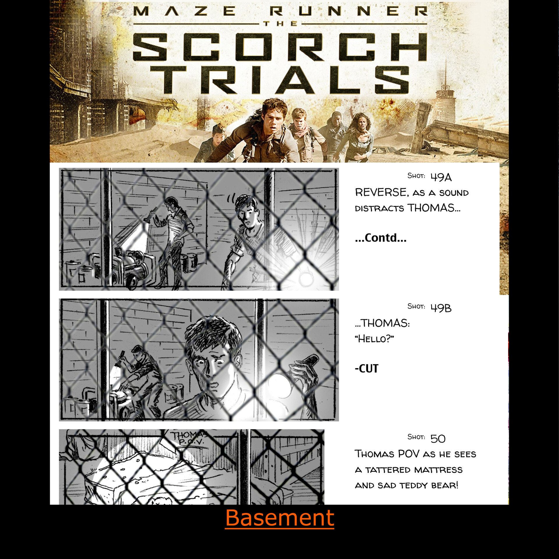  Maze Runner 2: Scorch Trials: Basement