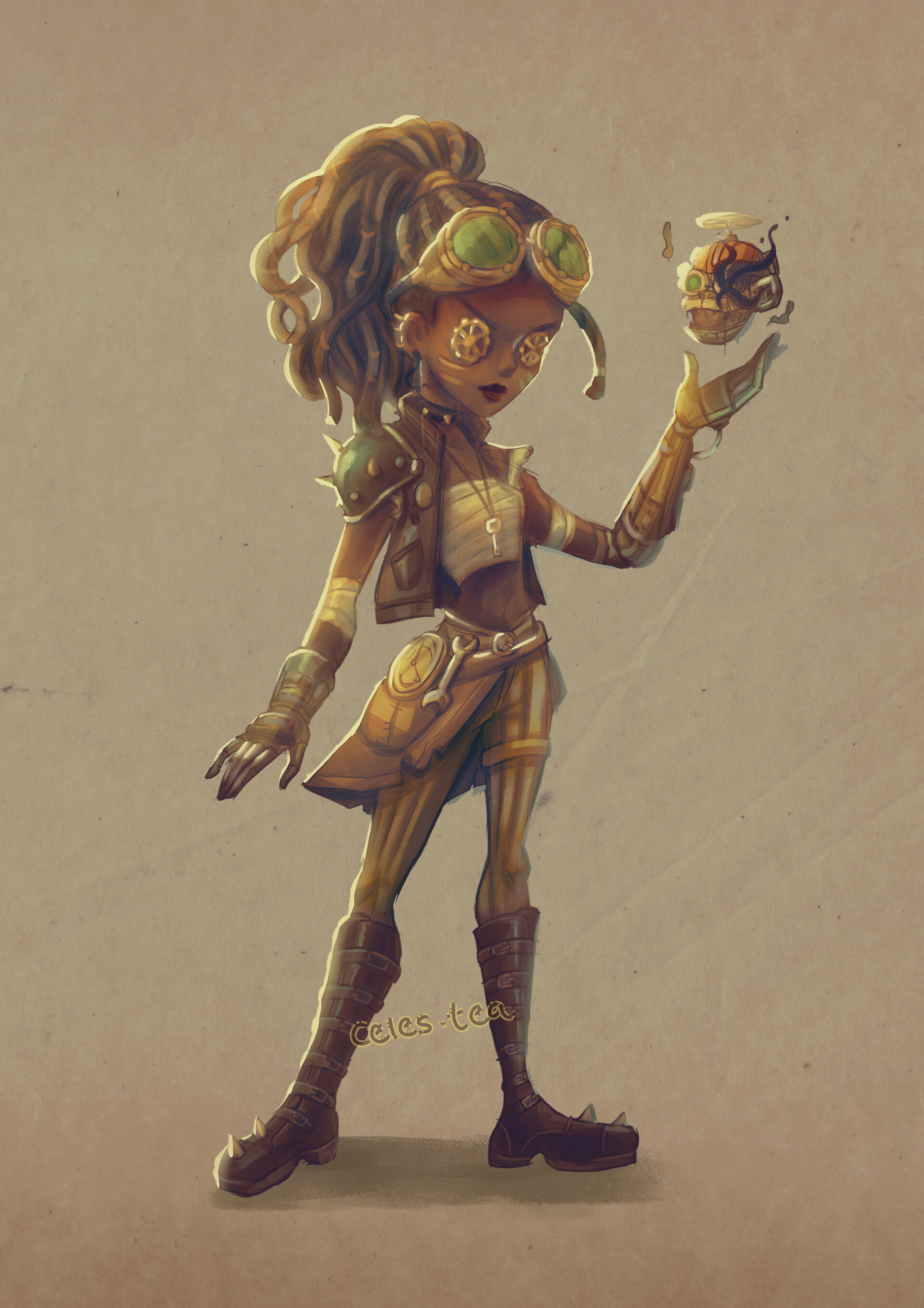 ArtStation - Identity V COA 4 Priestess and Enchantress Fan Skin