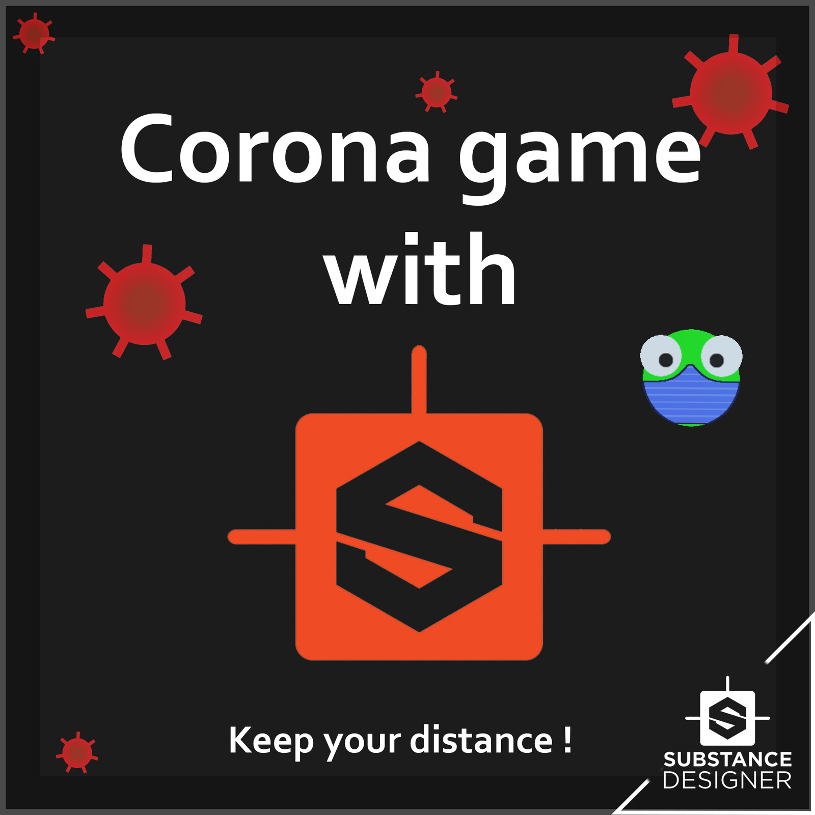 Corona game with Substance Designer
