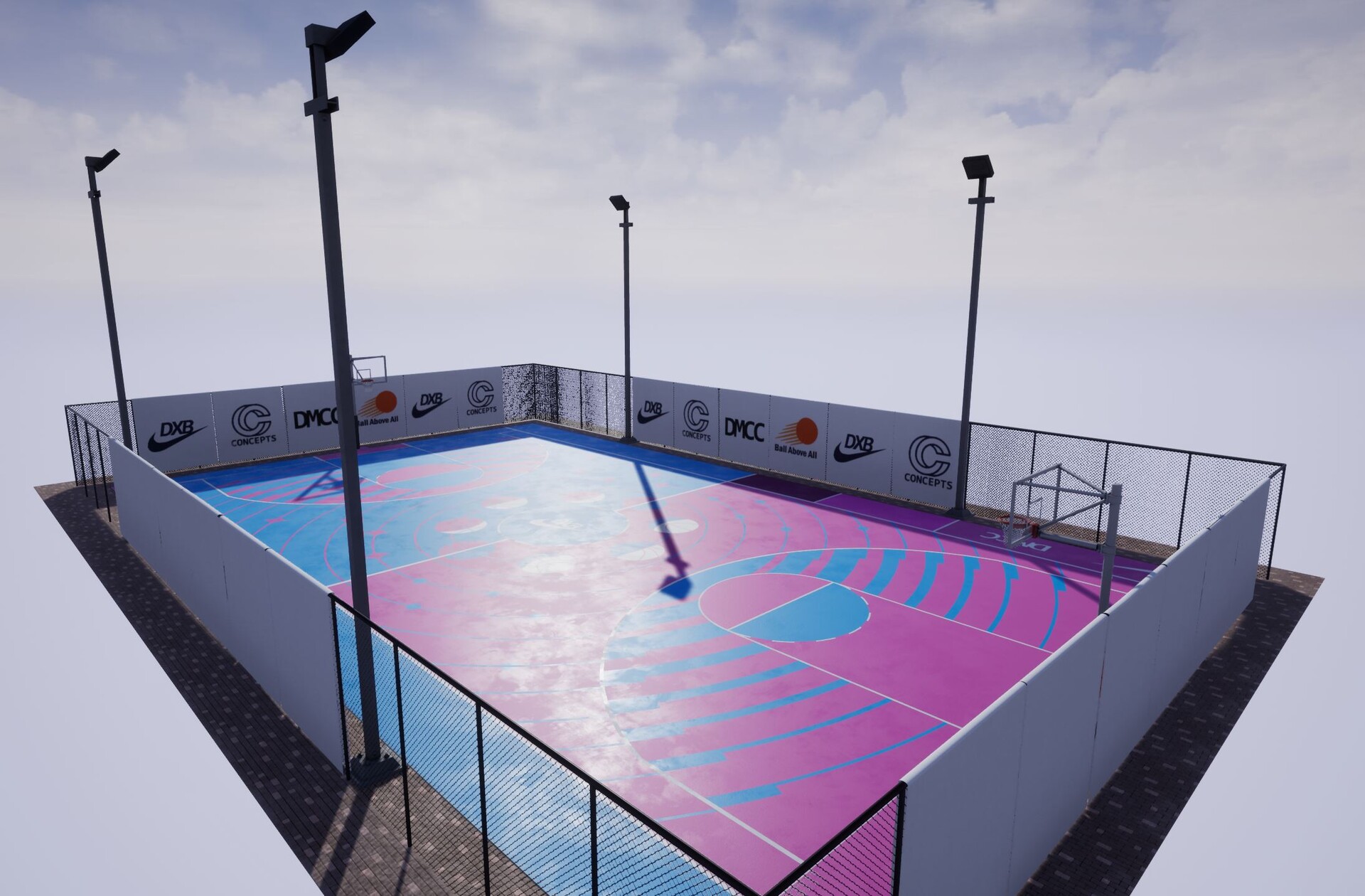 ArtStation JLT Basketball Court