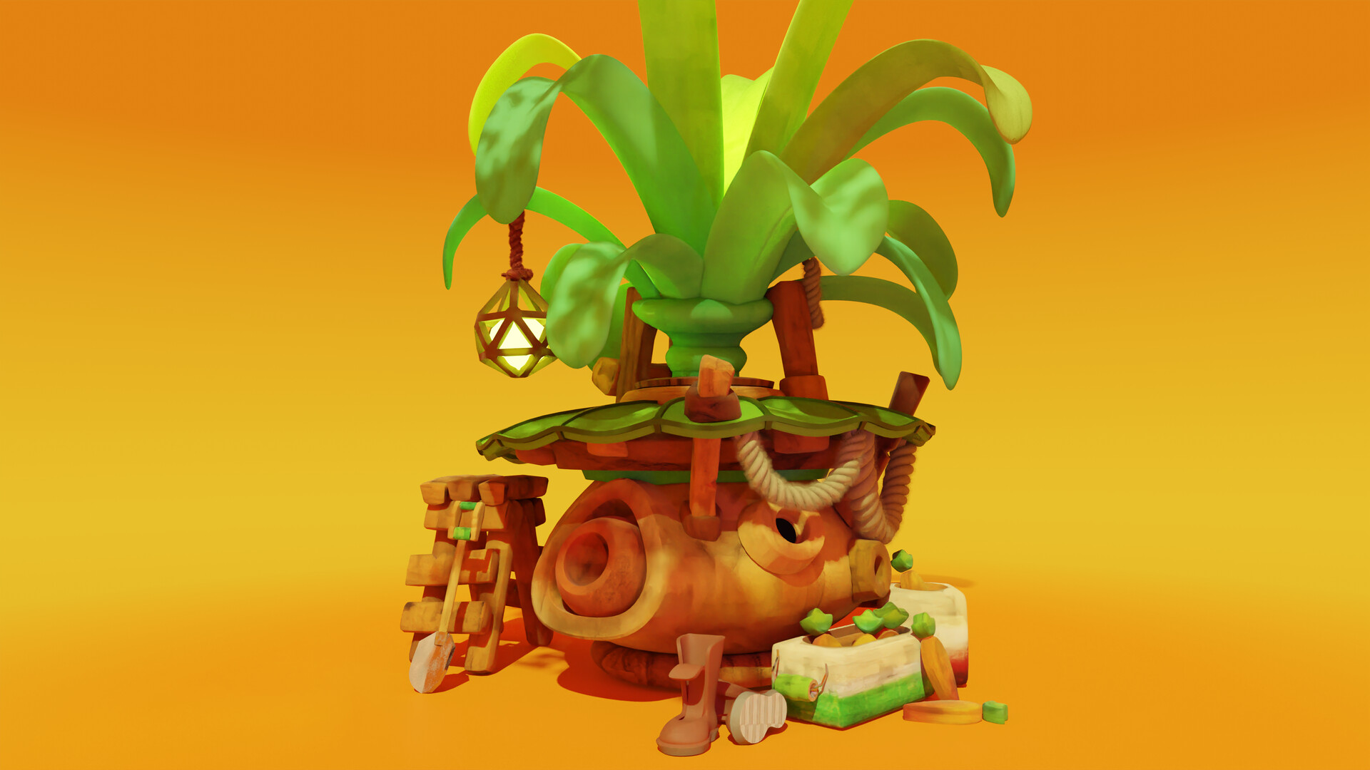 ArtStation Rabbit house