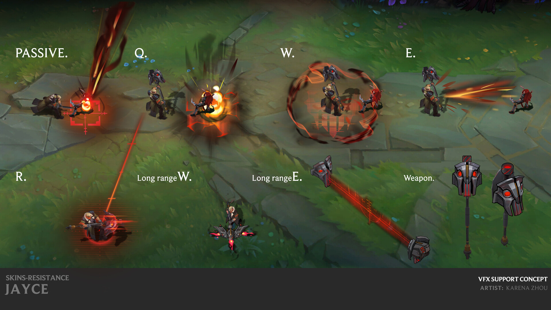 ArtStation - RESISTANCE JAYCE VFX SUPPORT CONCEPT