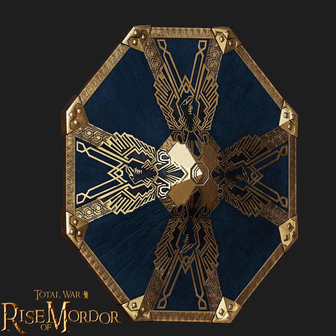 ArtStation - Low Poly Dwarven Shield