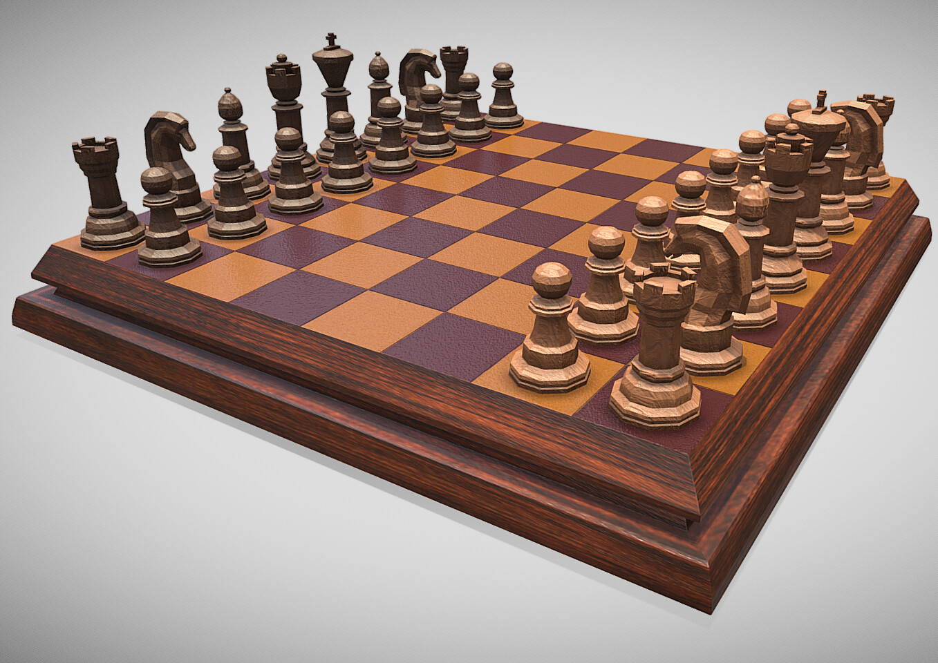 Chess 3D models - Sketchfab
