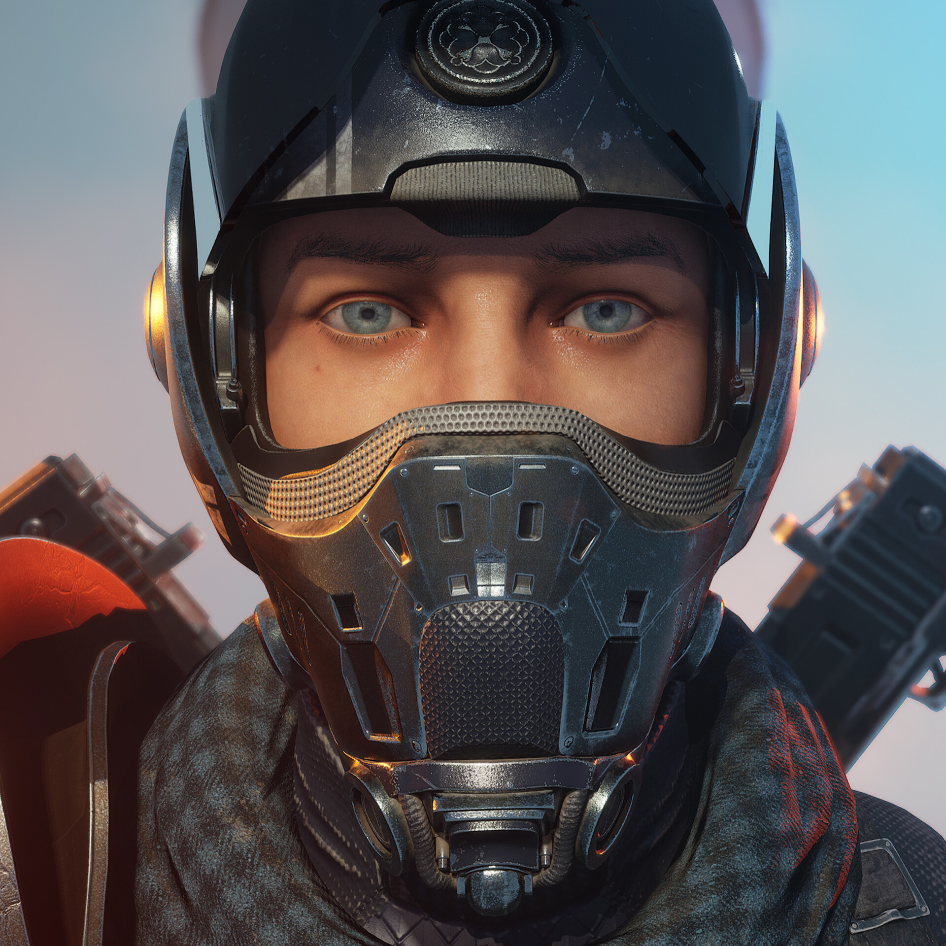 Cg d. Clem Escosora. Sci Fi Cyber костюм.