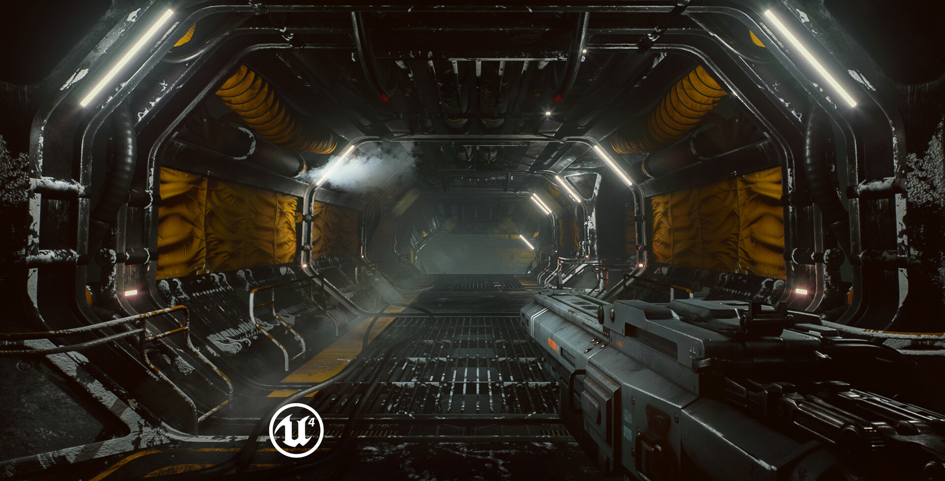 ArtStation - Doom Corridor In UE4