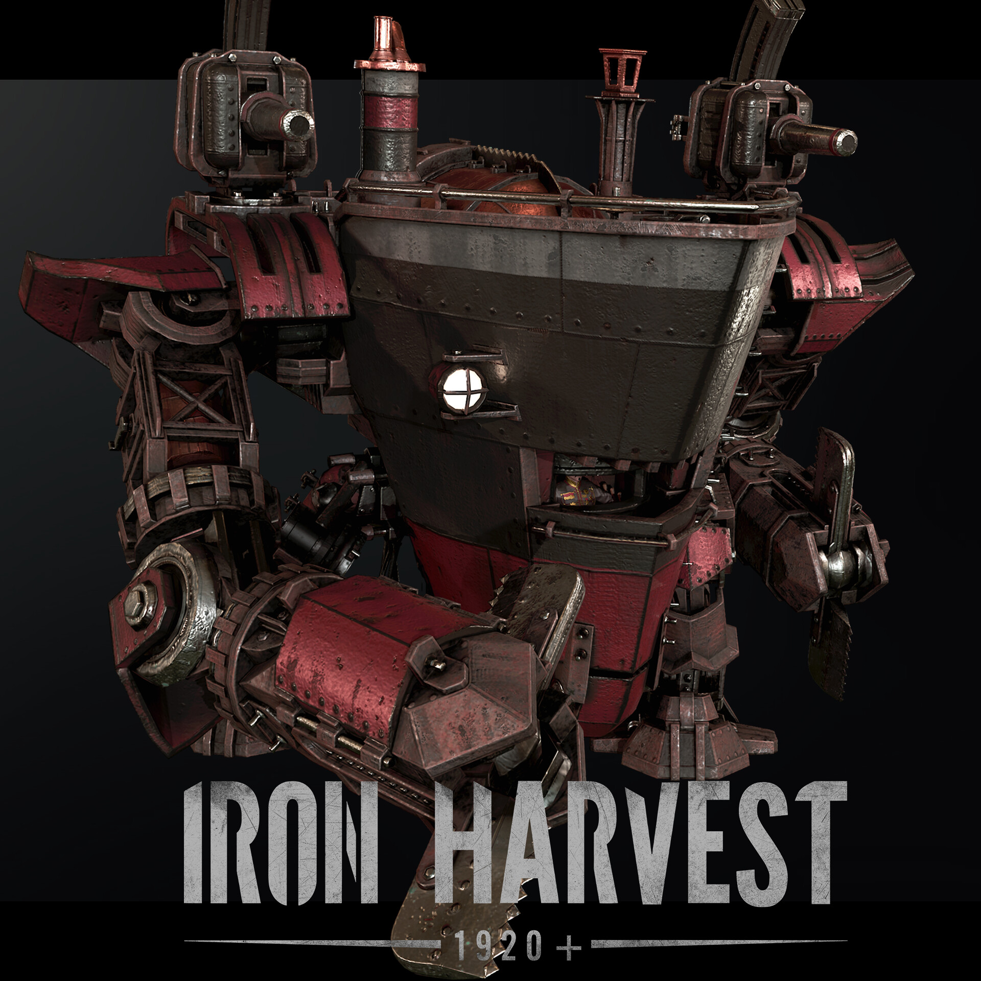 ArtStation IRON HARVEST Rusviet General Mech design