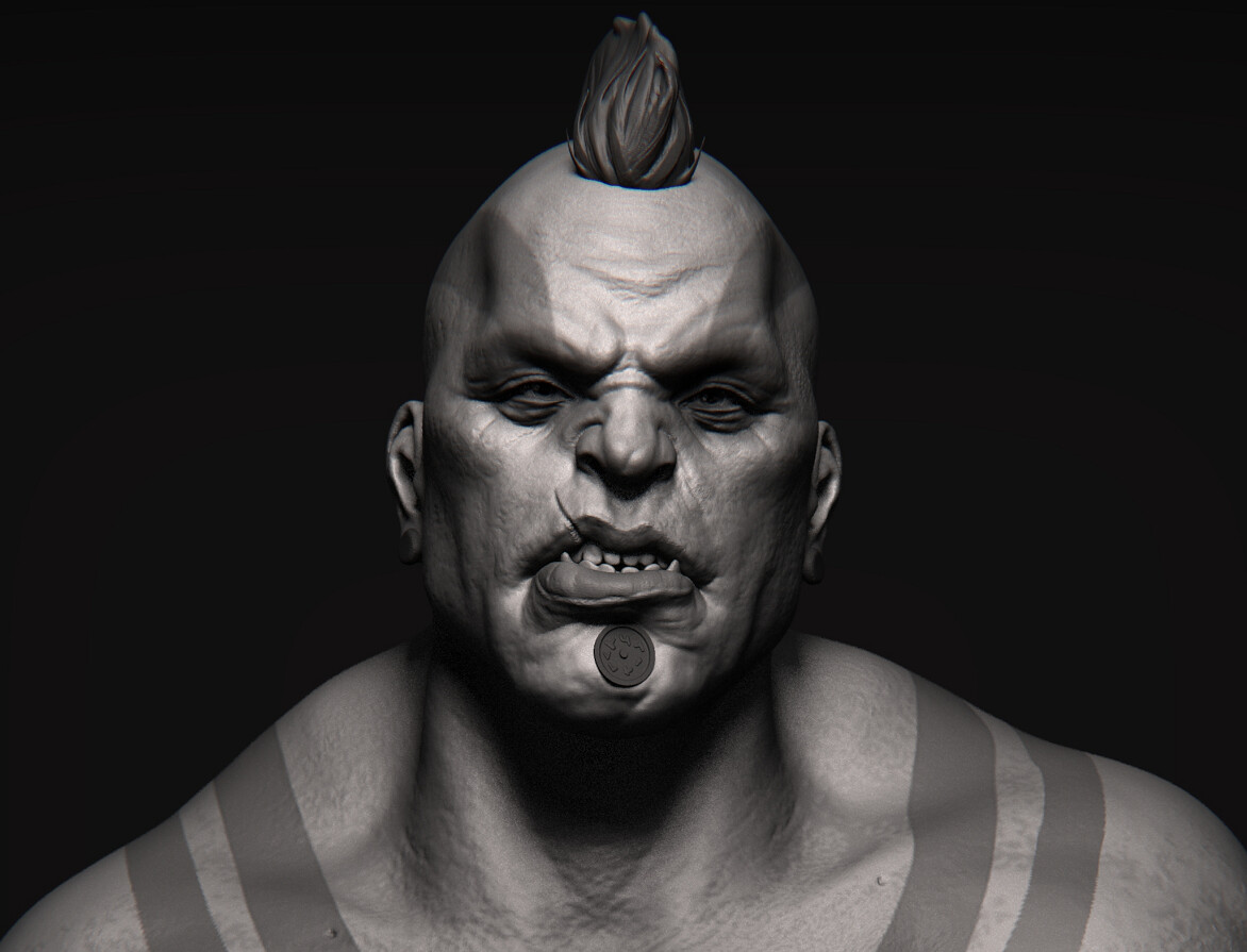 ArtStation - Orc sketch practice