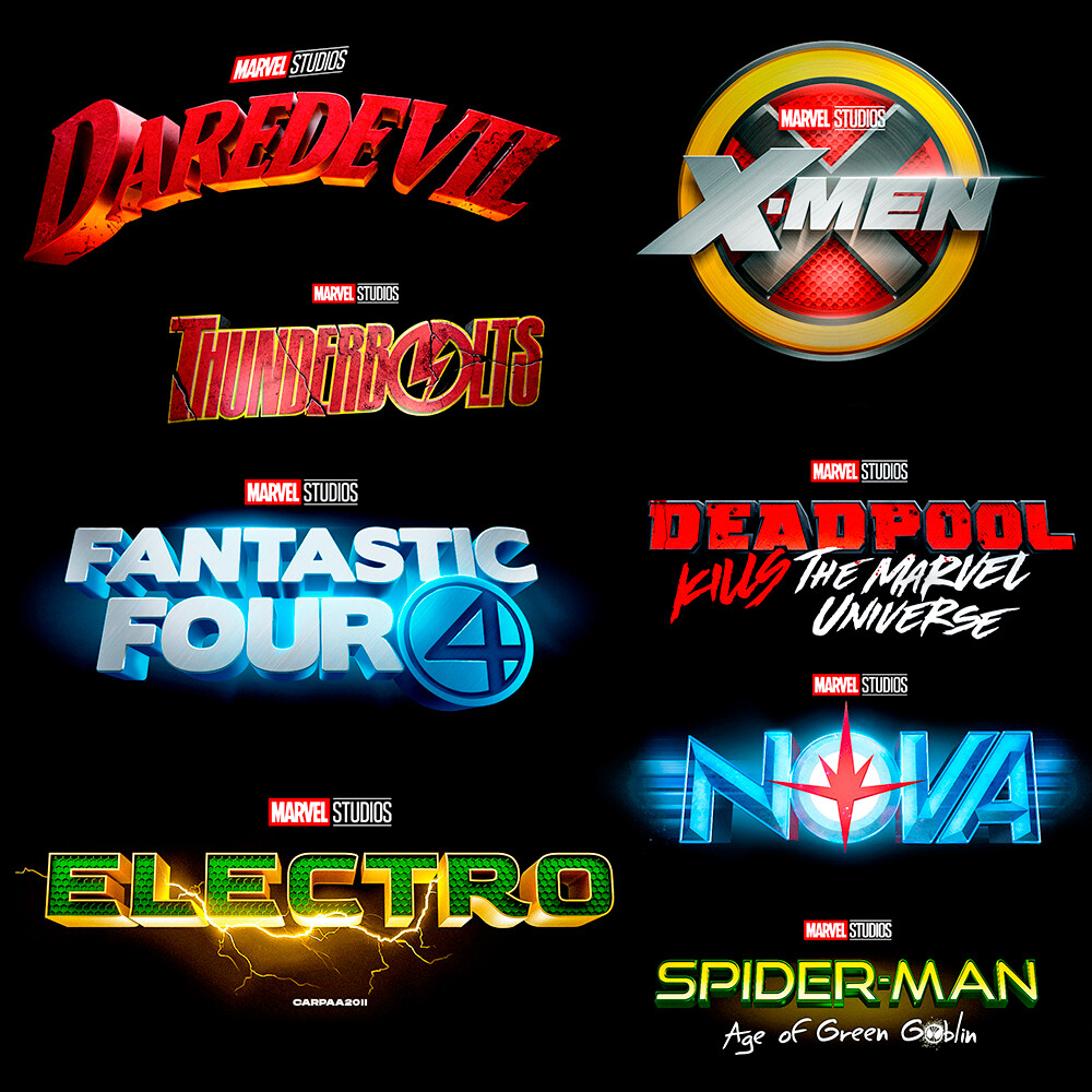 ArtStation - Marvel Logos 2020