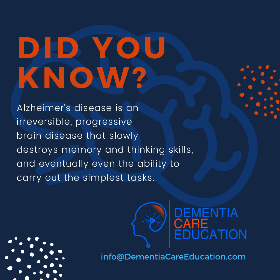 Dementia Care Education "Did You Know?" Ad 1