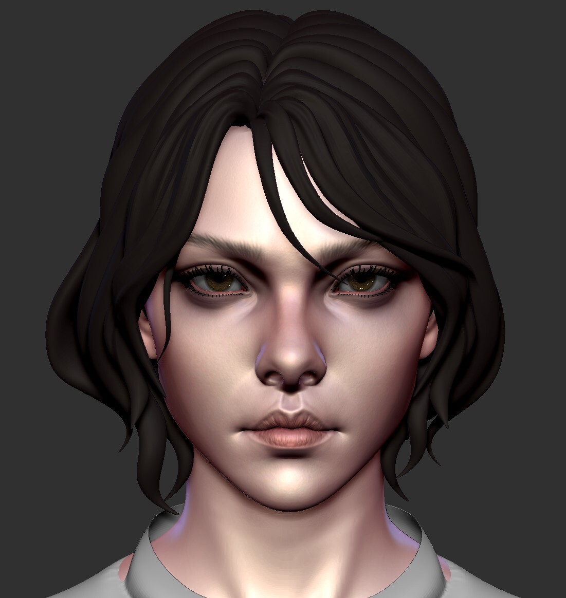 ArtStation - Mistborn Fan Art- First Character - Vin ( WIP )