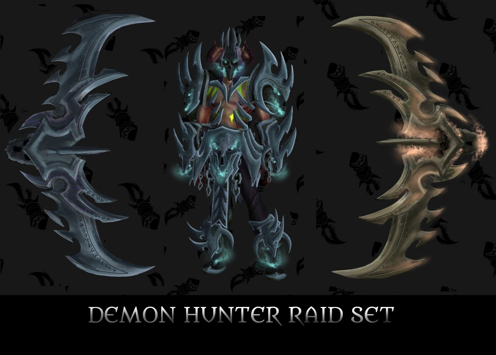 [Fan Concept] 9.1 Demon Hunter Raid Tier Set - World of Warcraft