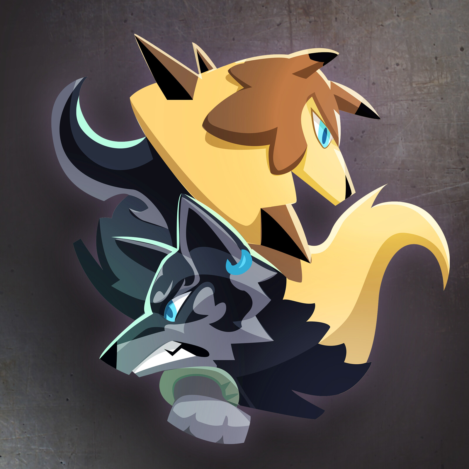 Wolves logo commission