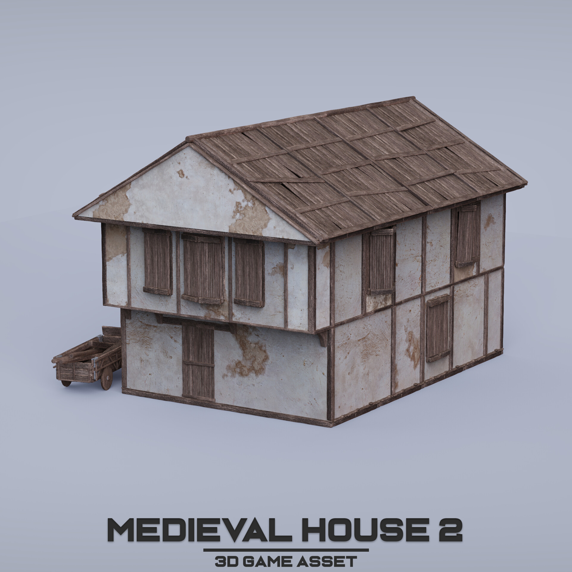 ArtStation - Medieval Wood House 2