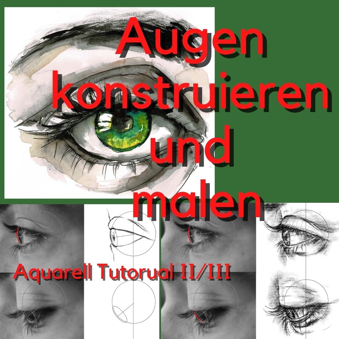 ArtStation - Aquarellkurs III/III: Augen Realistisch malen/zeichnen