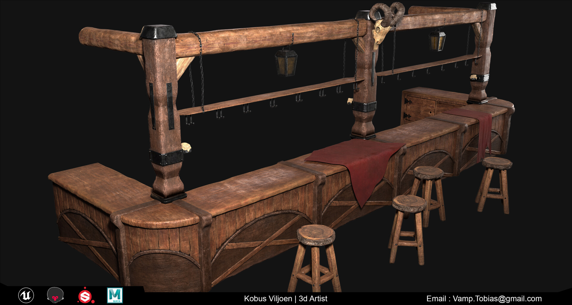 ArtStation - Medieval Bar