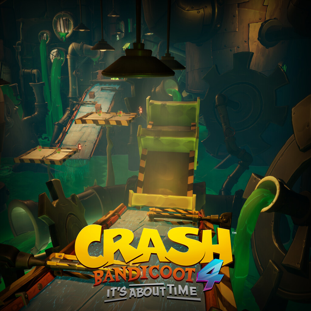 ArtStation Crash Bandicoot 4 Nitro Processing