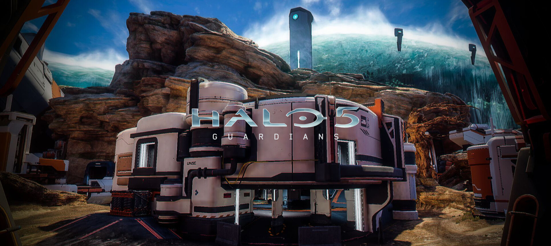 ArtStation Halo 5 Guardians Warzone Garage Exterior