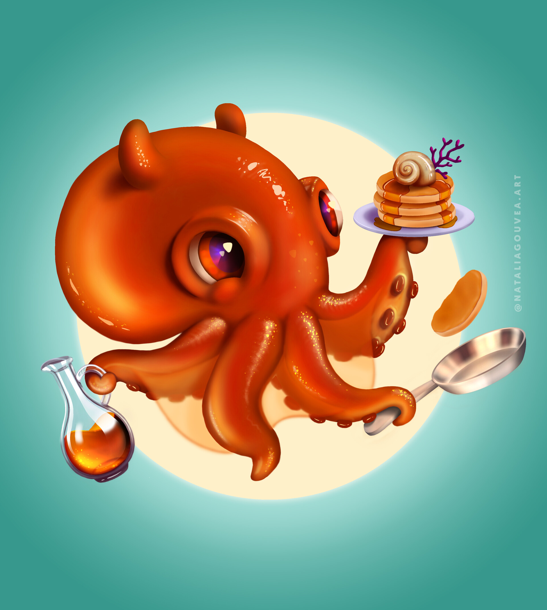 ArtStation Flapjack Octopus