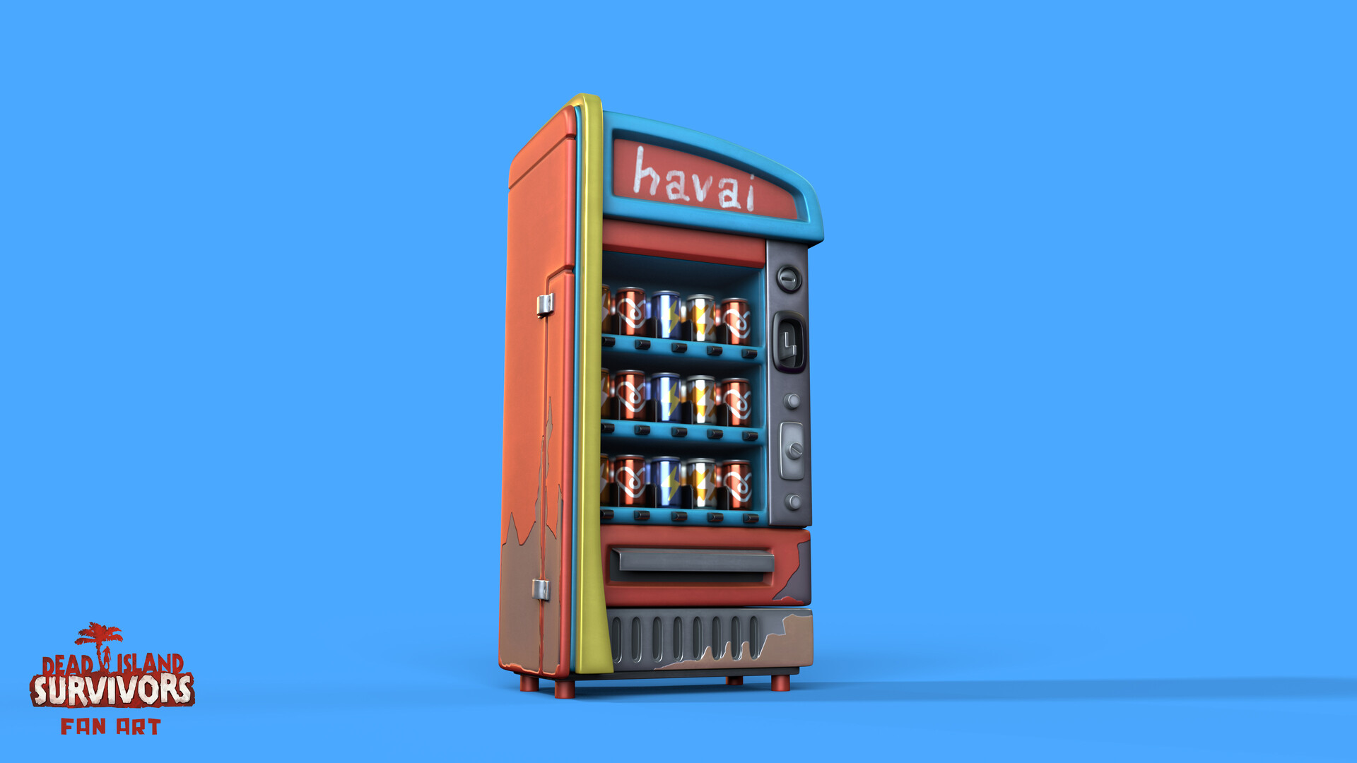 ArtStation Stylized Vending Machine