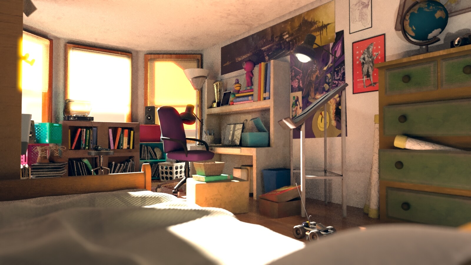 Chela Payán - Miles Morales's room