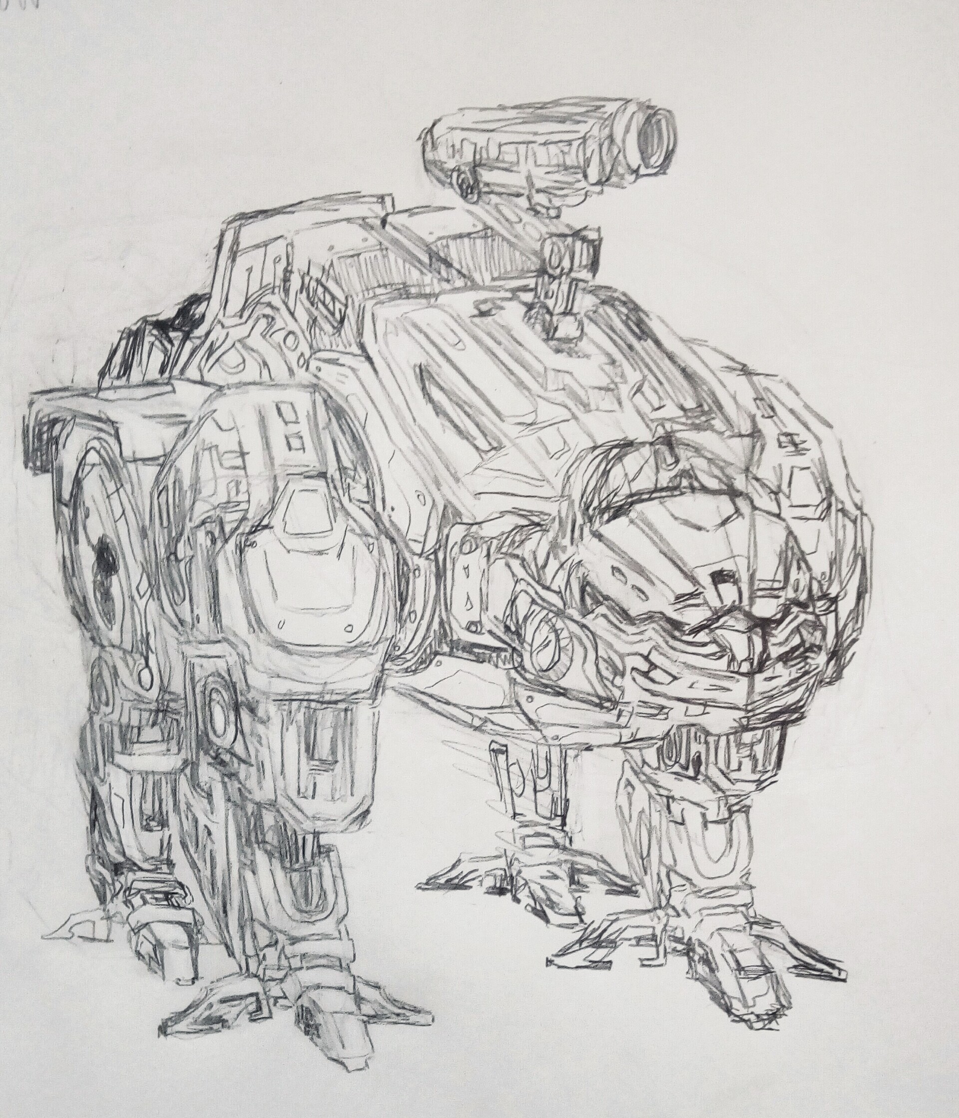 cool robot designs to draw