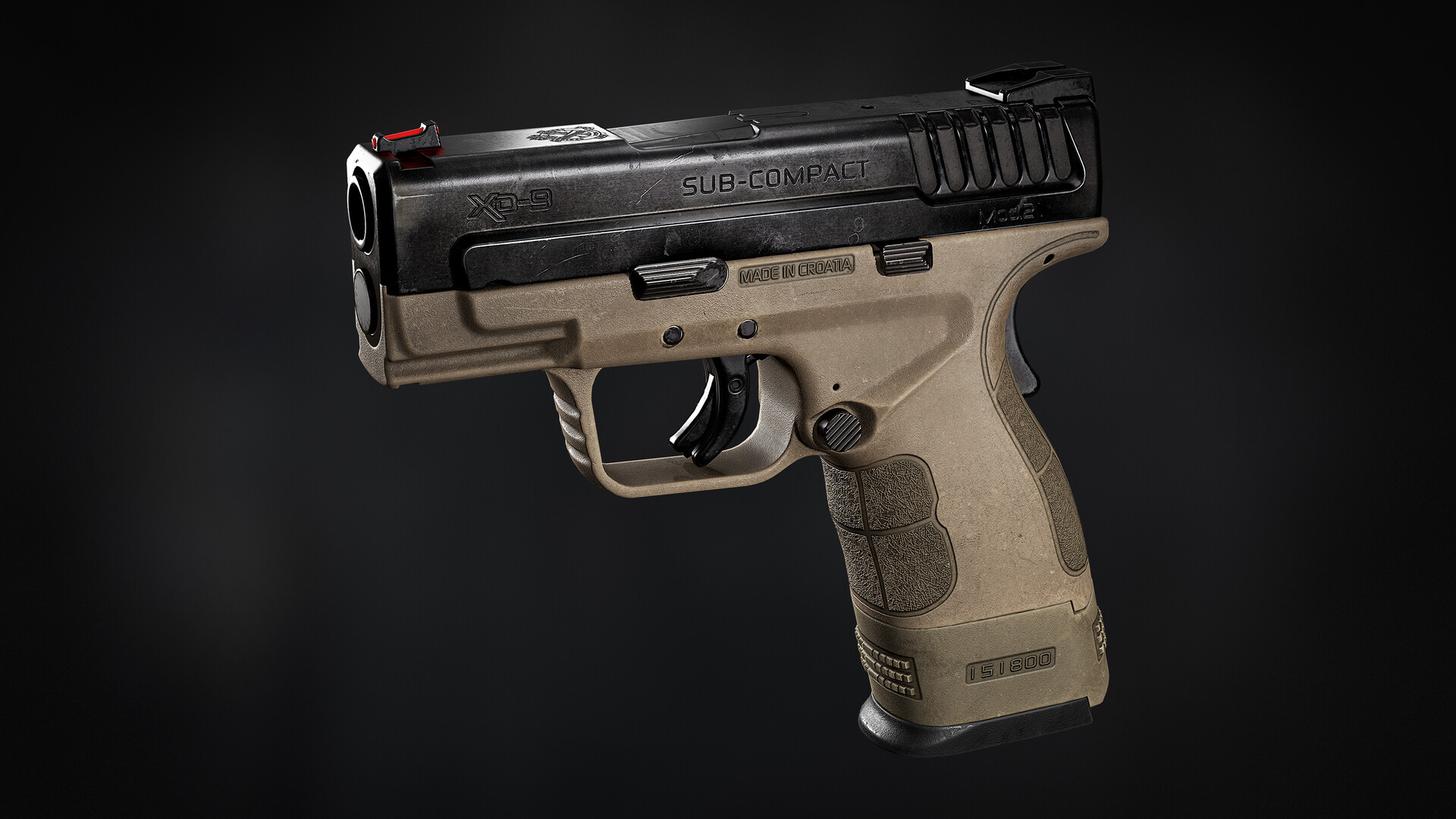 ArtStation - Handgun Study, Springfield XD Mod 2