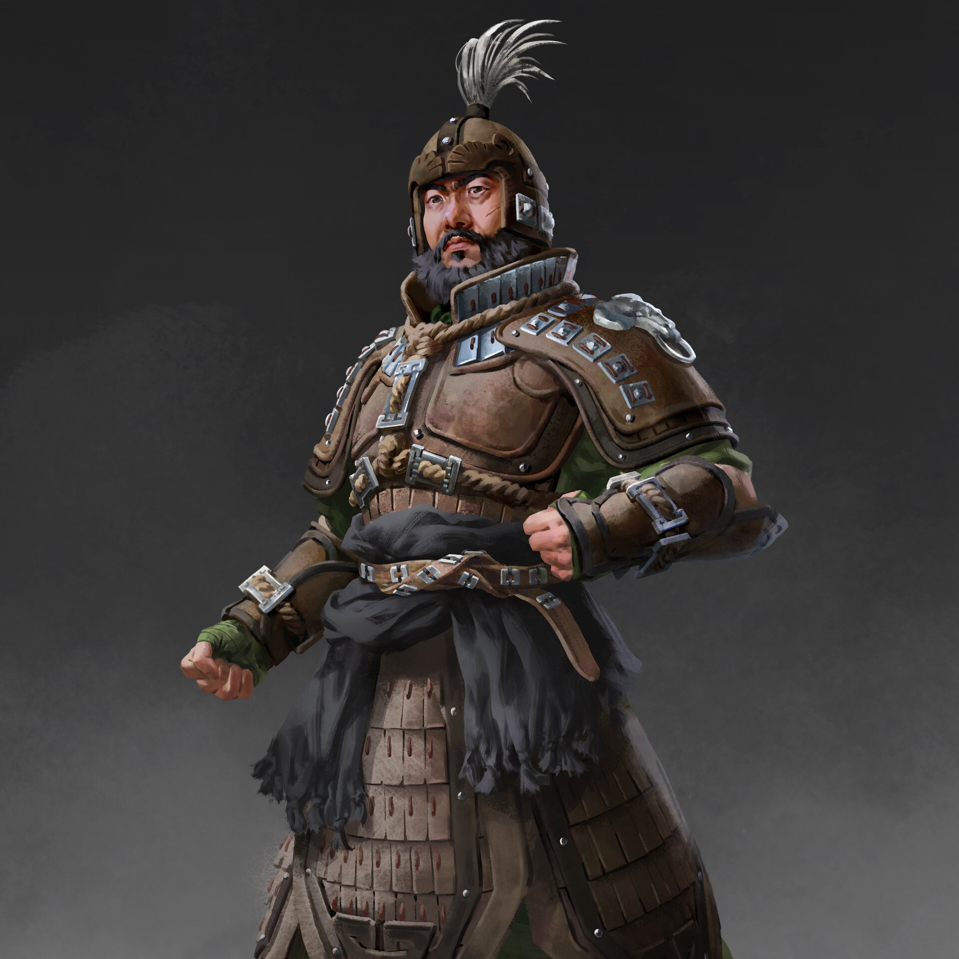 ArtStation - Total War: Three Kingdoms - Cao Ren Illustration