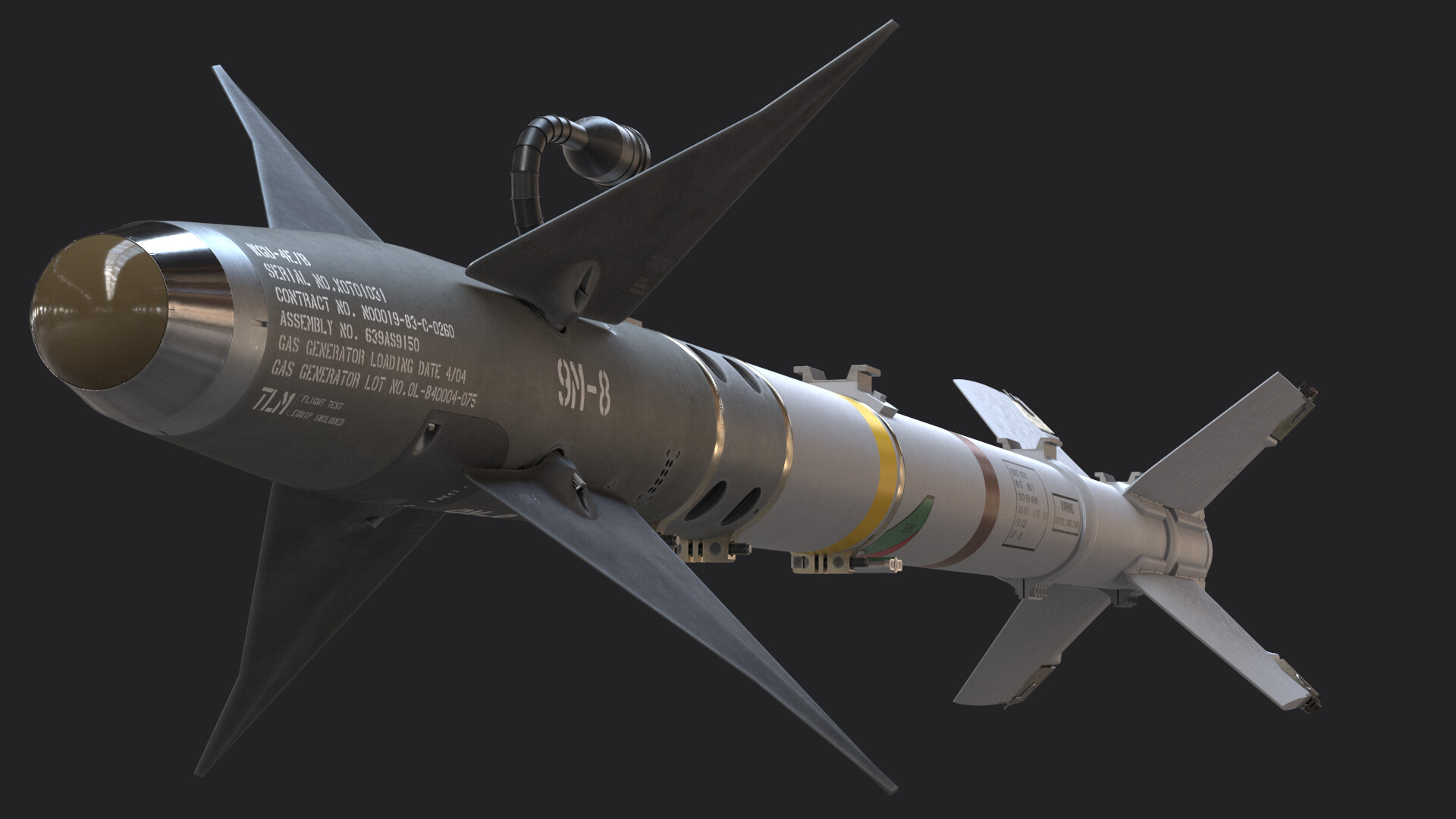 ArtStation - AIM-9M Sidewinder