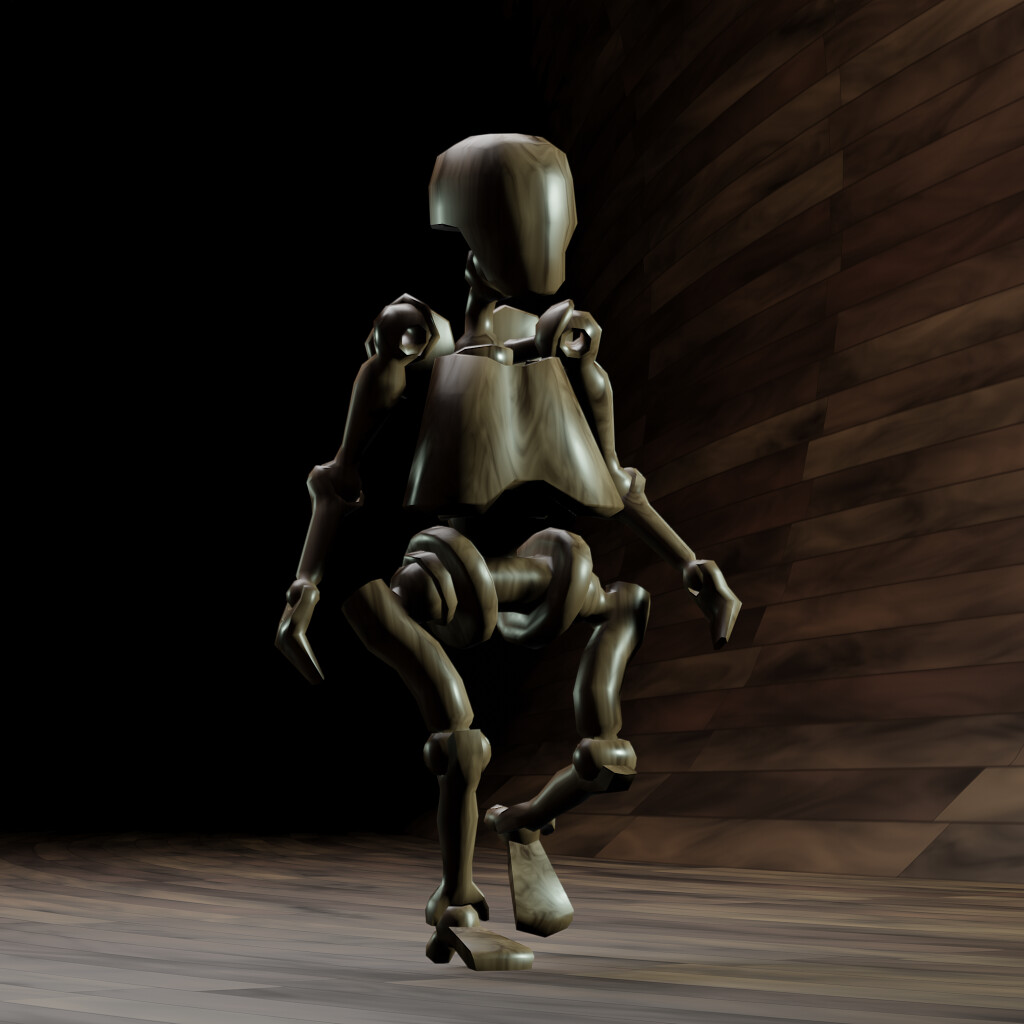 ArtStation Mannequin walk