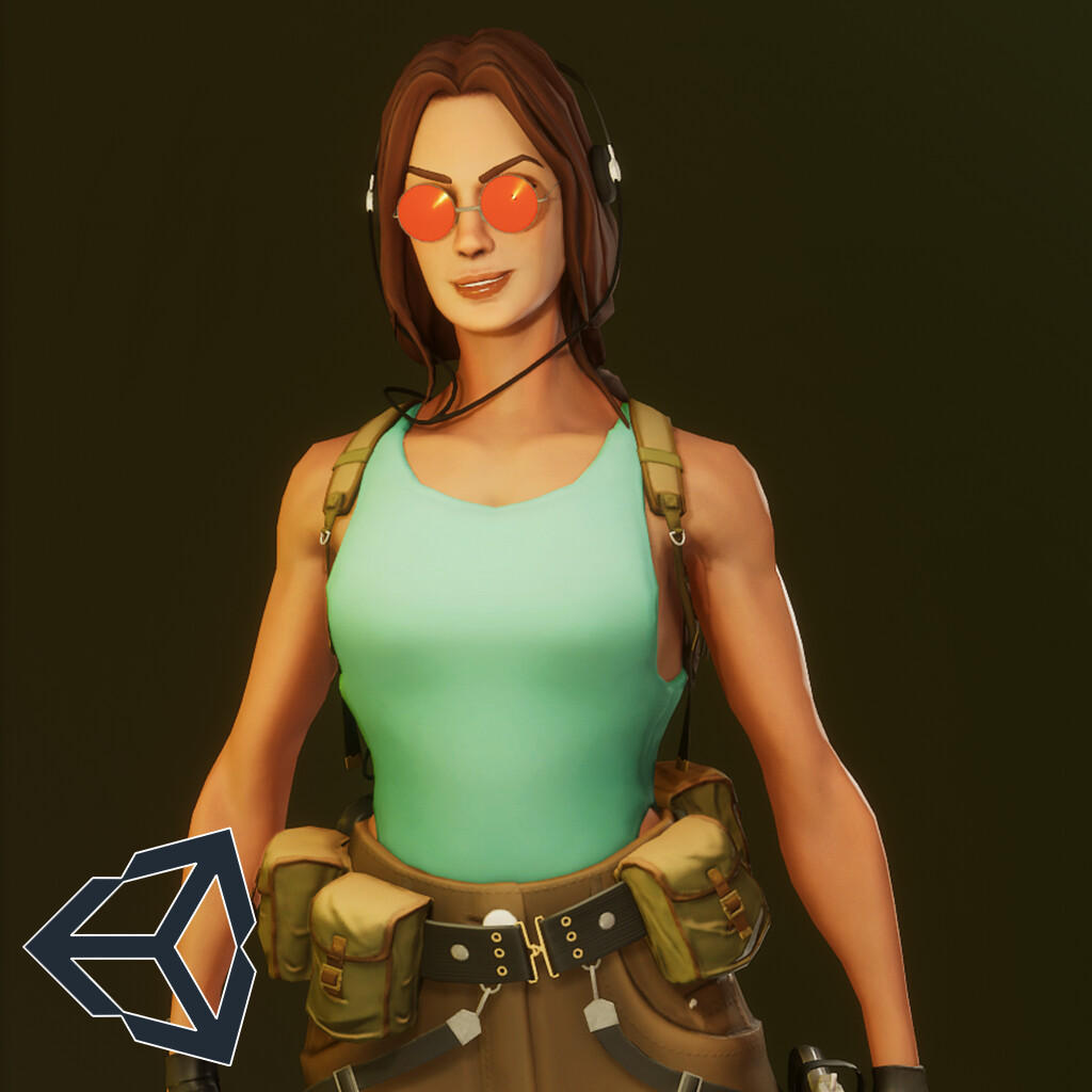 ArtStation - 90s Lara Croft Redesign Real-time