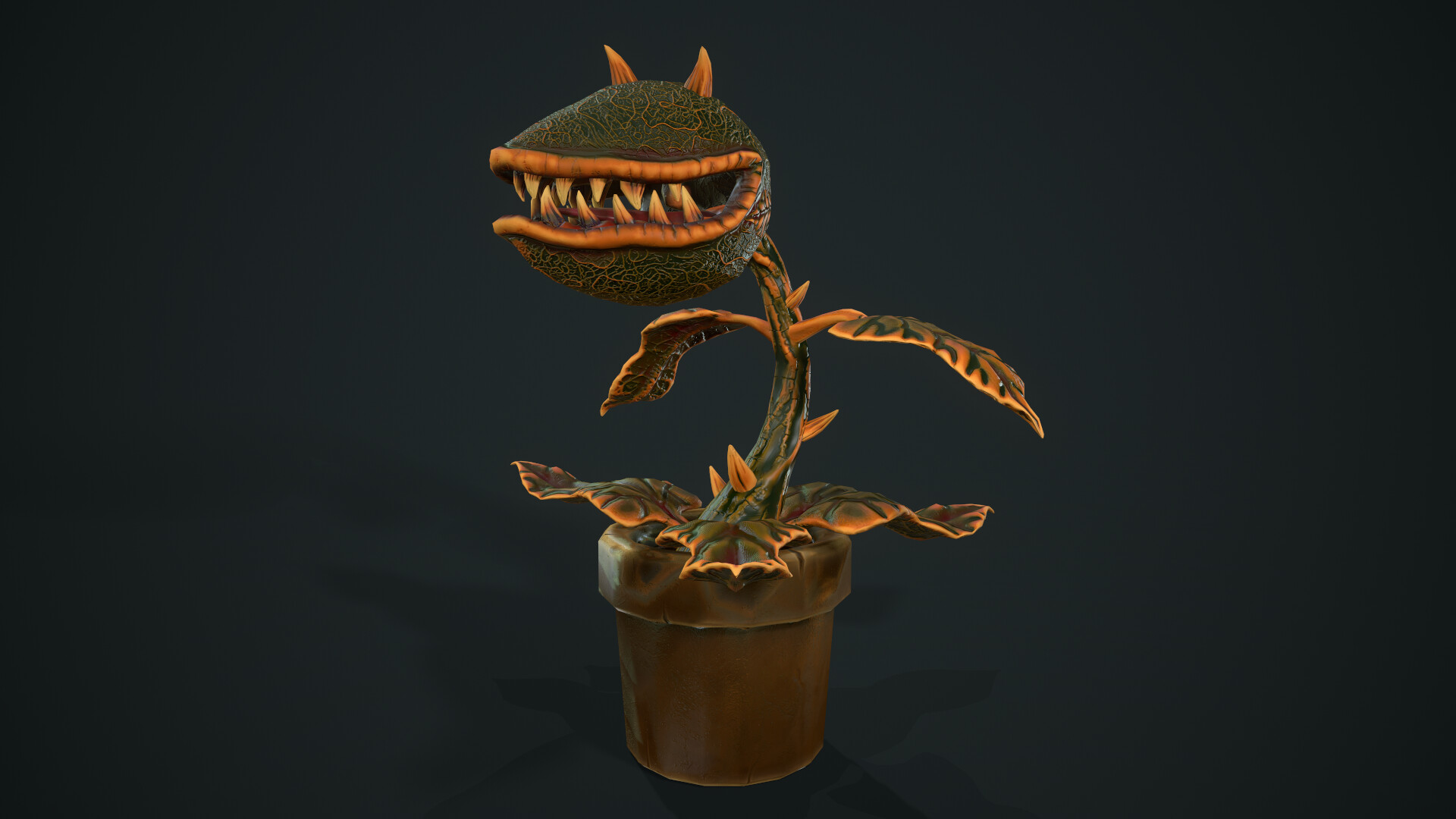 ArtStation - Carni Plant rig