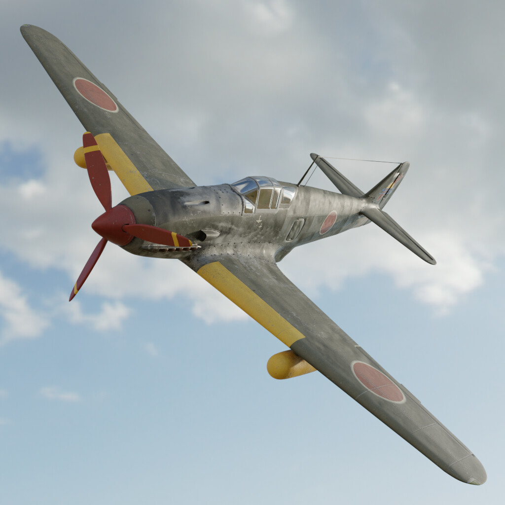 ArtStation - Kawasaki Ki-61-1 Hein