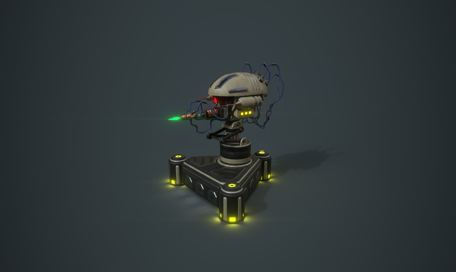 Fallout Enclave Turret Fan Art