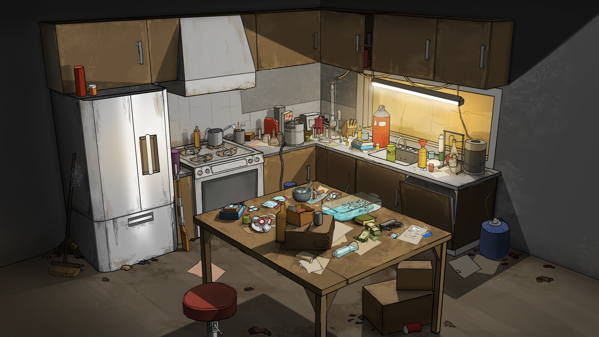 ArtStation - Meth Kitchen