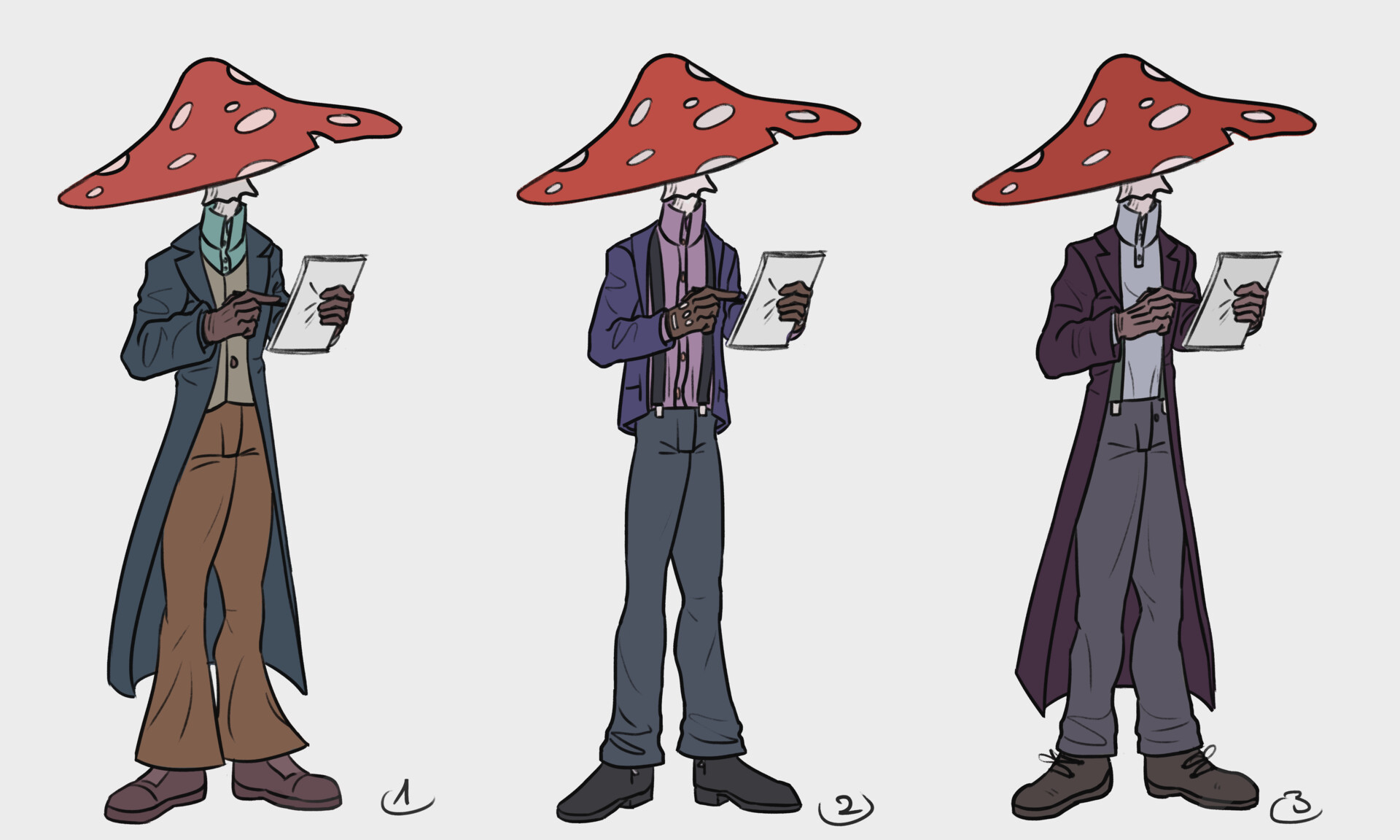 ArtStation - Angelo - character design development