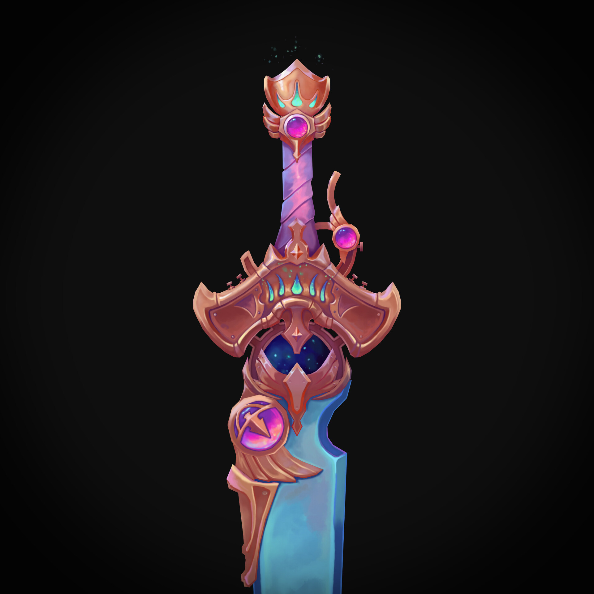 ArtStation - Beacon of Starlight - Handpainted Fantasy Sword