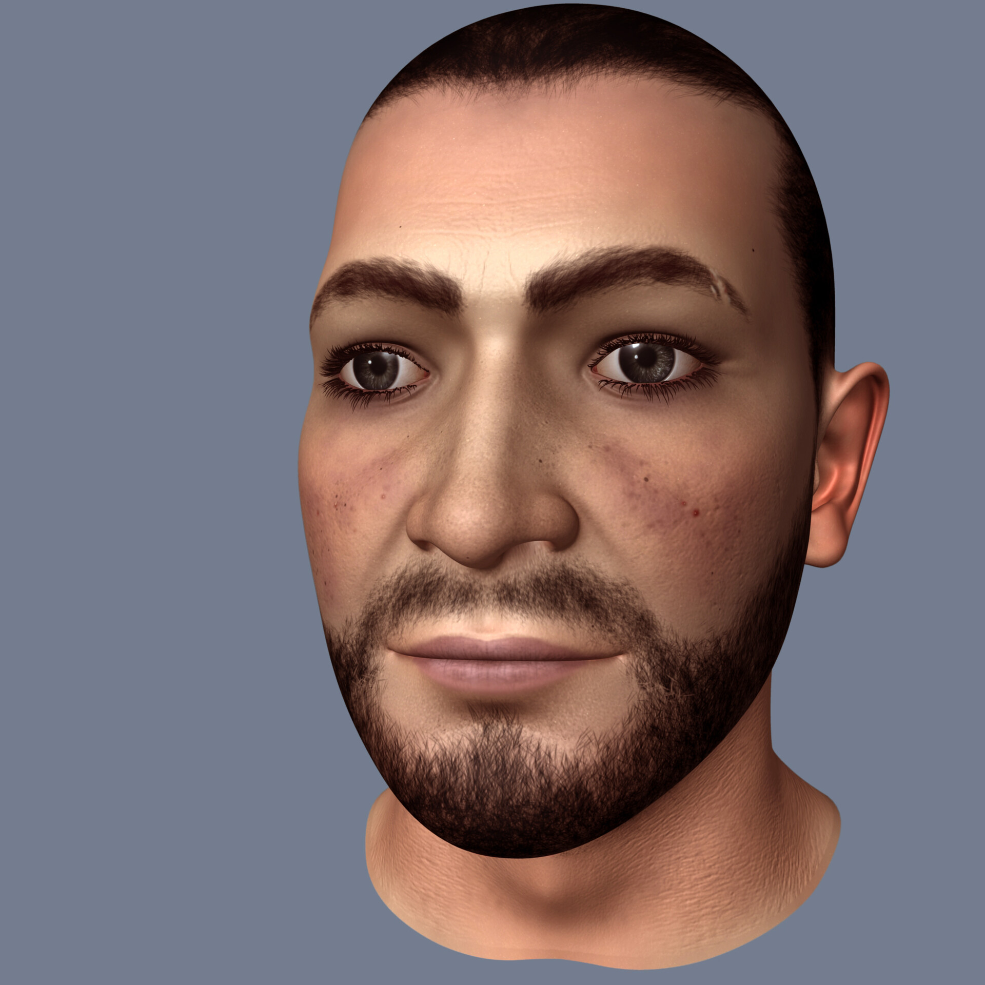 ArtStation face work in progress