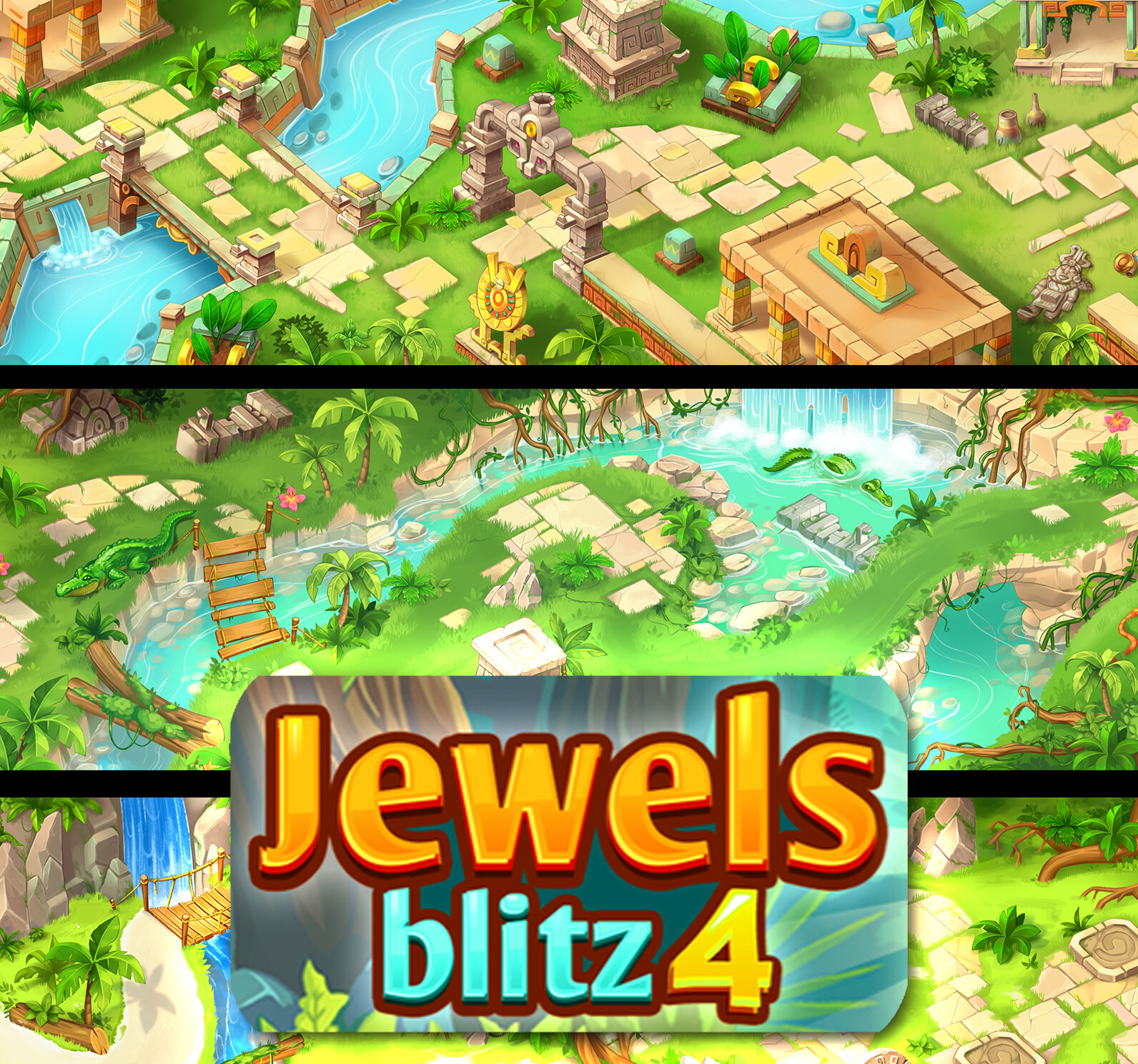 Jewels Blitz World Maps - ArtStation