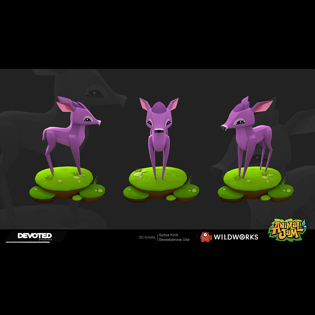 ArtStation Animal Jam Tufted Deer