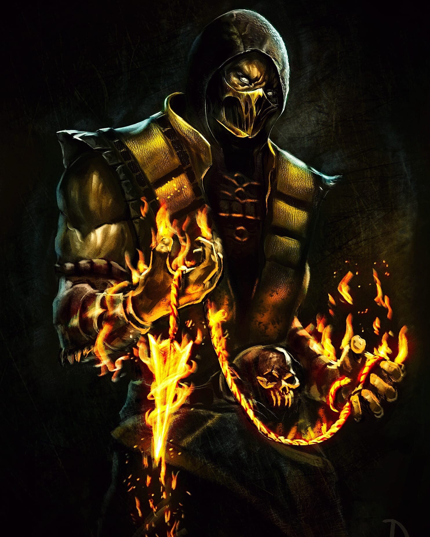 ArtStation - Scorpion From Mortal Kombat