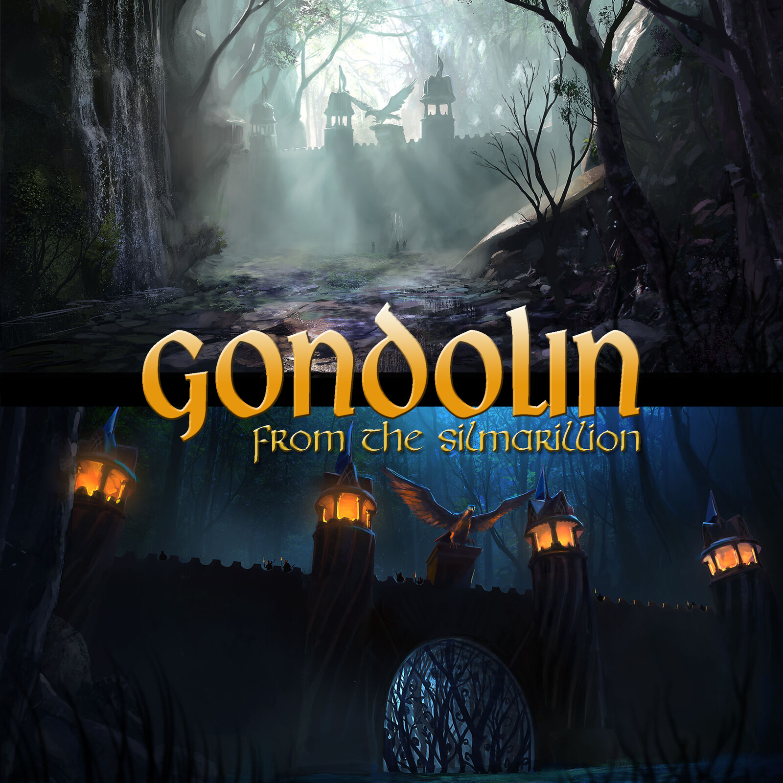 Gondolin Gate of Writhen Iron - From the Silmarillion