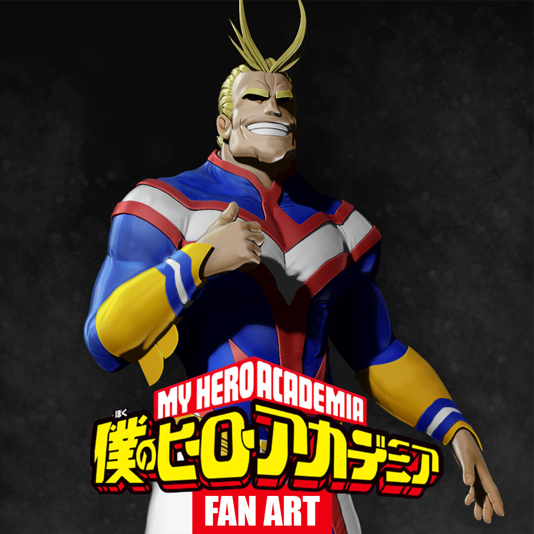 ArtStation - All Might Statue