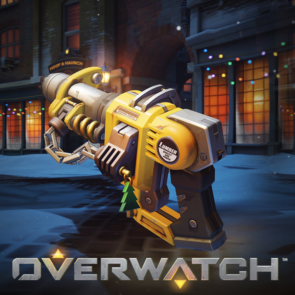 ArtStation - Overwatch Winter Wonderland 2020 - Lumberjack Torbjörn Weapons