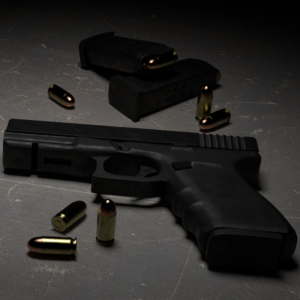 Modelling: Glock 21C Pistol