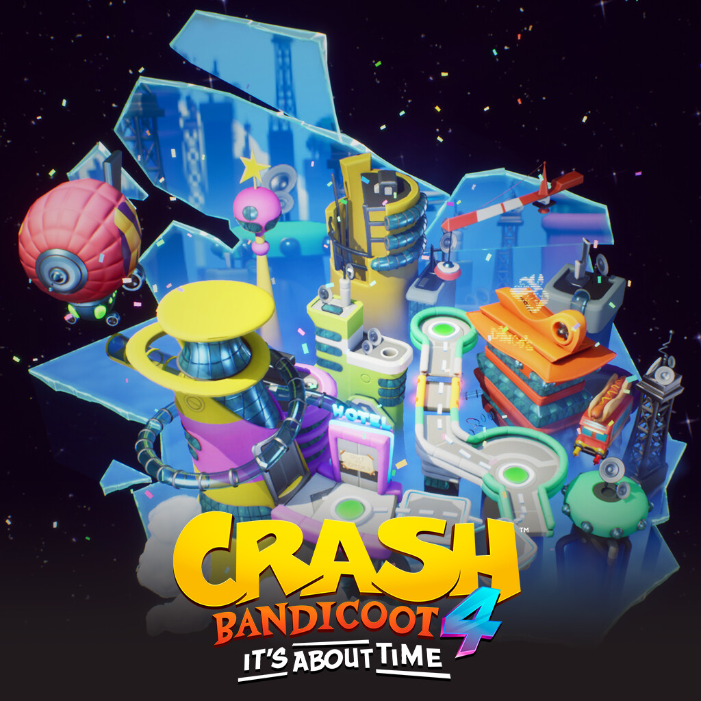 ArtStation Crash Bandicoot 4 Dimensional Map Snxx Dimension