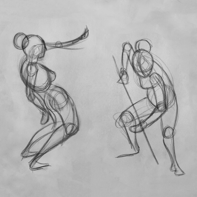 ArtStation - Gesture Drawings