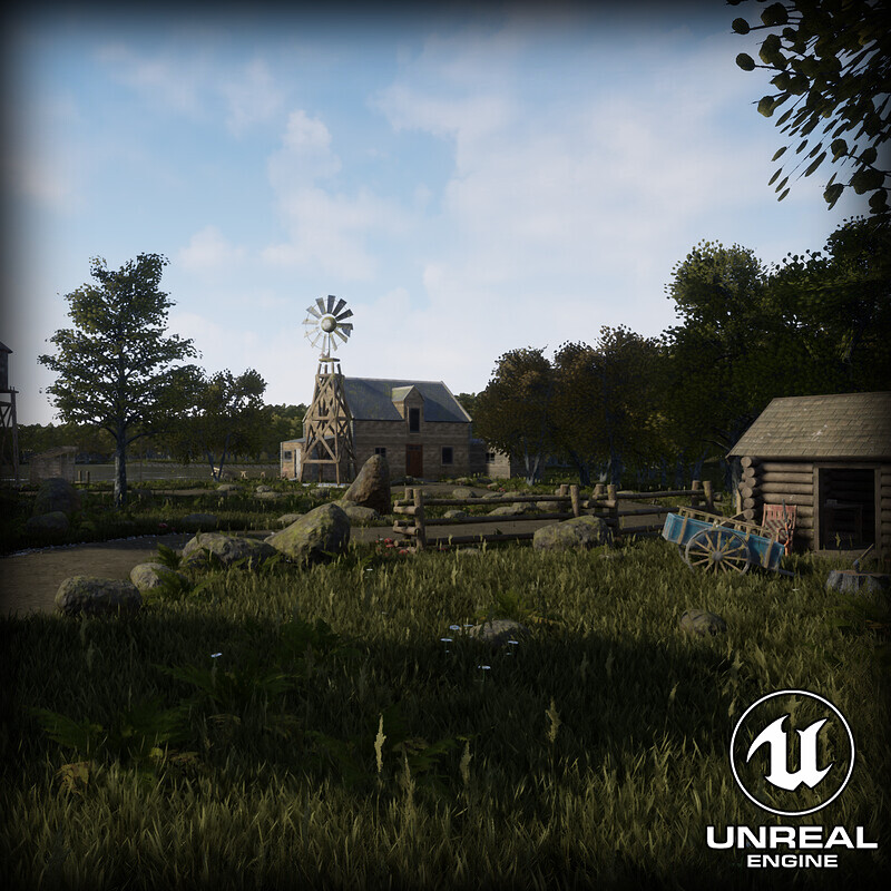ArtStation - Farm Scene